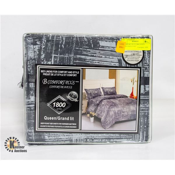 B COMFORT PLUS 1800 SERIES QUEEN SHEET SET