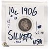 Image 1 : USA SILVER 10 CENTS 1906