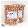 Image 1 : 2 1KG BAGS ROASTED PEANUTS NUTTY CLUB