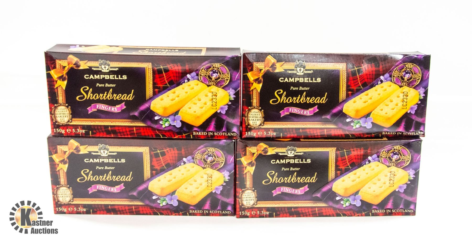 CAMPBELL’S SHORTBREAD FINGERS 4 BOXES