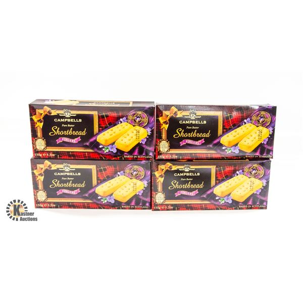 CAMPBELL’S SHORTBREAD FINGERS 4 BOXES