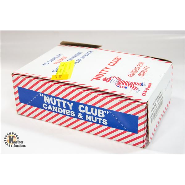 BOX OF BUTTERSCOTCH CARMEL NUTTY CLUB