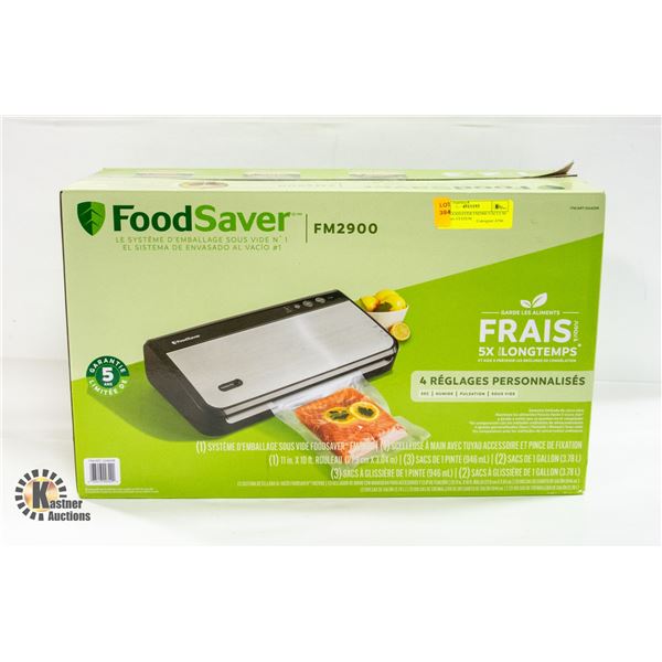 NEW FOODSAVER FM2900 VACUUM SEALING SYSTEM