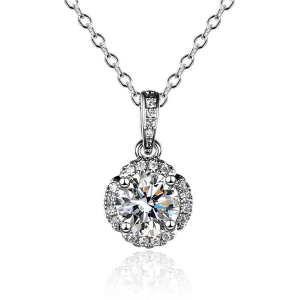 2 CT GRA CERTIFIED MOISSANITE 925 SILVER NECKLACE