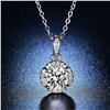 Image 4 : 2 CT GRA CERTIFIED MOISSANITE 925 SILVER NECKLACE