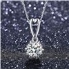 Image 2 : 2 CT GRA CERTIFIED MOISSANITE 925 SILVER NECKLACE