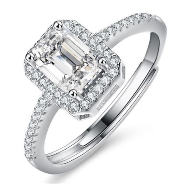 1 CT GRA CERTIFIED MOISSANITE 925 SILVER