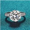 Image 3 : 5 CT GRA CERTIFIED BRILLIANT CUT MOISSANITE 925S