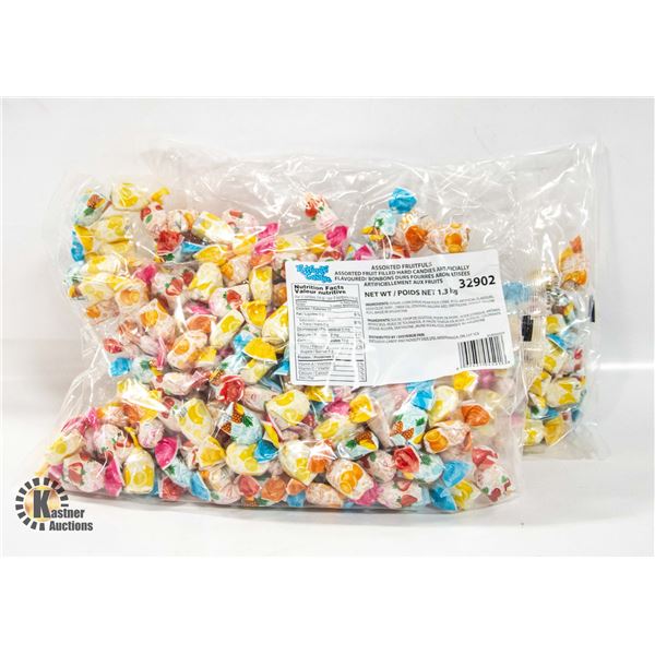 ASSORTED FRUITFUL CANDY 2X 1.3 KG BAGS