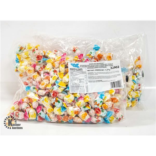 ASSORTED FRUITFUL CANDY 2X 1.3 KG BAGS