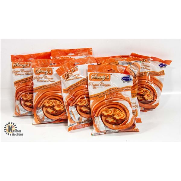 8 BAGS SWIRLY’S BUTTER CREAM CANDY