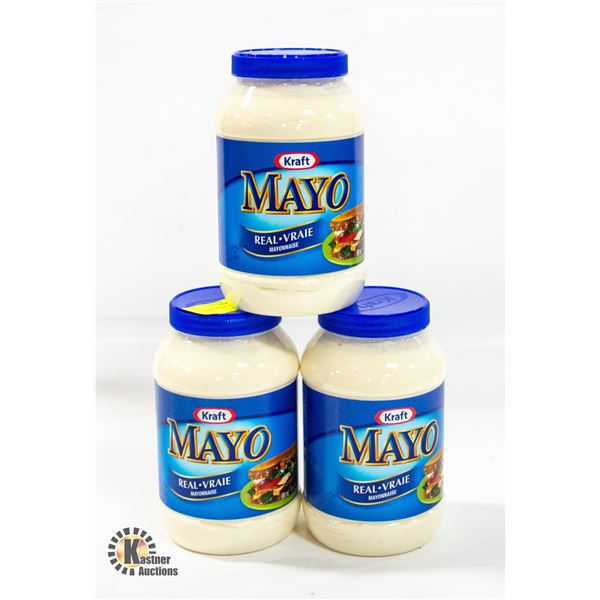 3 X 890 ML KRAFT MAYO BB MARCH, 2024