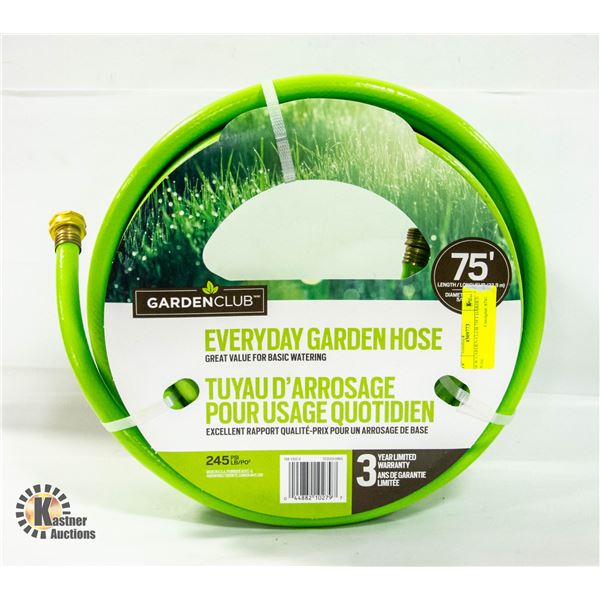 NEW GARDEN CLUB 75FT GARDEN HOSE