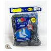 Image 1 : BLACK CREW SOCKS 12-16 SIZE FRUIT OF LOOM