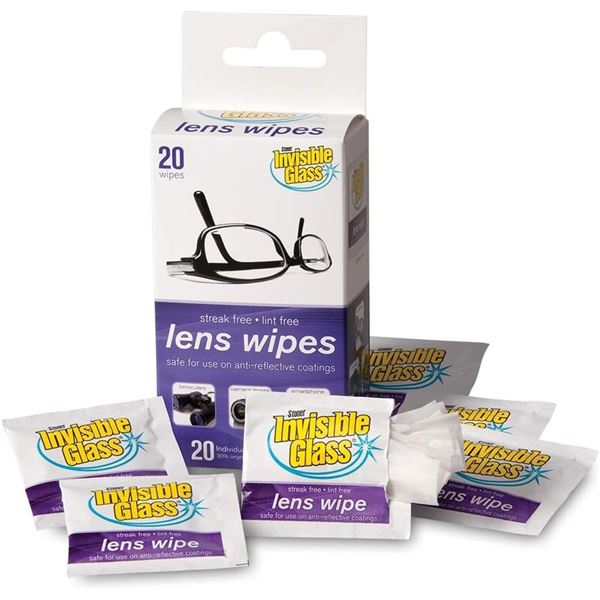 NEW STONER INVISIBLE GLASS STREAK FREE LENS WIPES