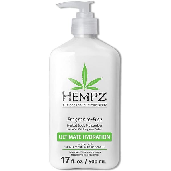 BRAND NEW HEMPZ FRAGRANCE FREE HERBAL BODY