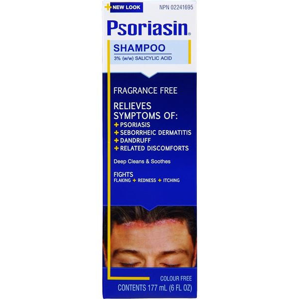BRAND NEW PSORIASIN SHAMPOO FRAGRANCE FREE