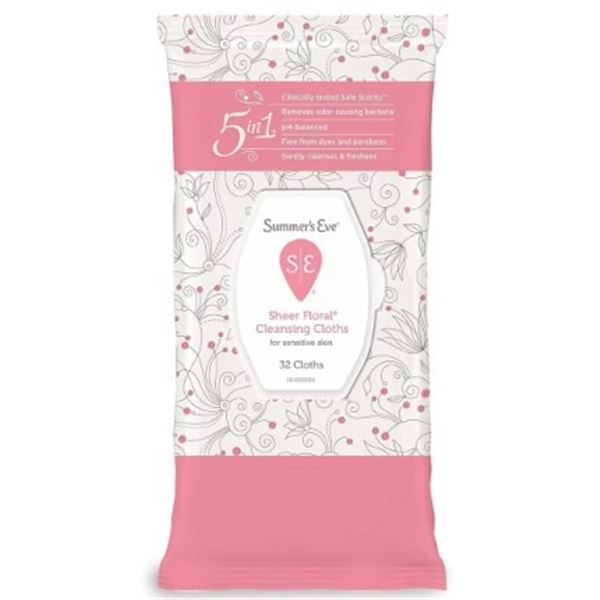CASE OF 15 PKS CLOTH SUMMERS EVE INTIMATE CLEANING