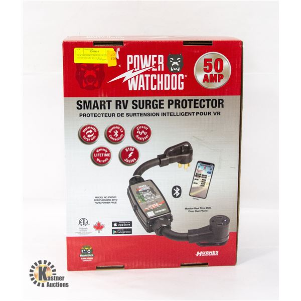 NEW WITH BOX POWER WATCHDOG 50AMP SMART RV SURGE