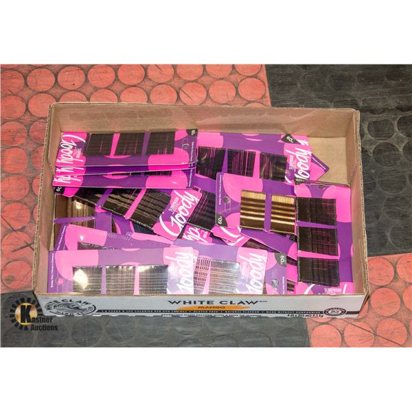 LARGE FLAT OF NEW SLIDE PROOF BOBBY PINS