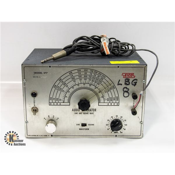 VINTAGE EICO MODEL 377 AUDIO GENERATOR WITH