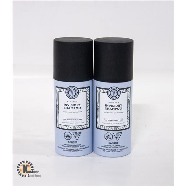 2 NEW MARIA NILA INVISIDRY SHAMPOO