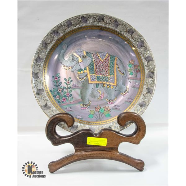 24" SPECIAL EDITION PLATE WITH WOOD STAND