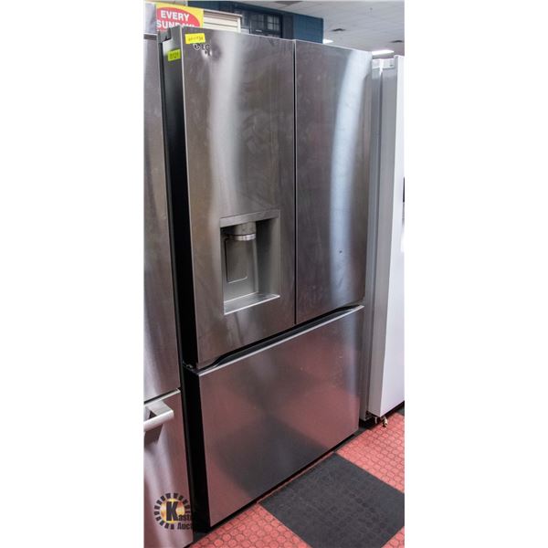 LG ST. STEEL FRENCH DOOR FRIDGE W/ WATER & ICE