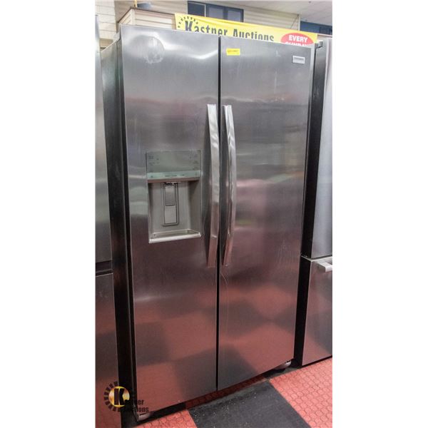 FRIDGIDAIRE GALLERY ST. STEEL SIDE X SIDE FRIDGE