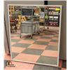 Image 1 : 3’ X 3 ½" FRAMED MIRROR