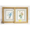 Image 1 : TWO MATCHING GOLD FRAMED PICTURES