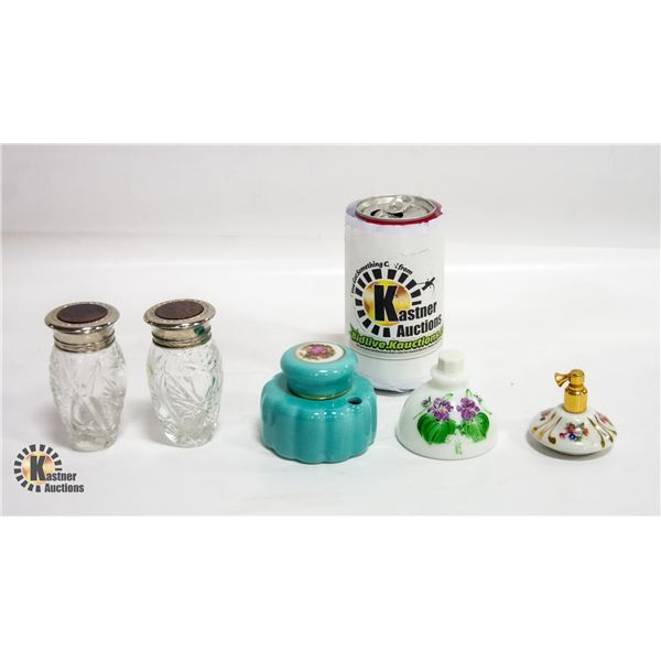 COLLECTION OF PERFUME/DRESSER BOTTLES