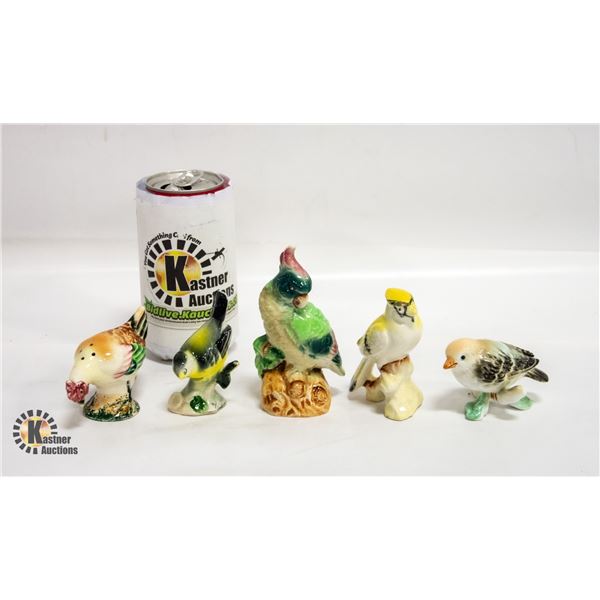 VINTAGE COLLECTION OF PORCELAIN BIRDS