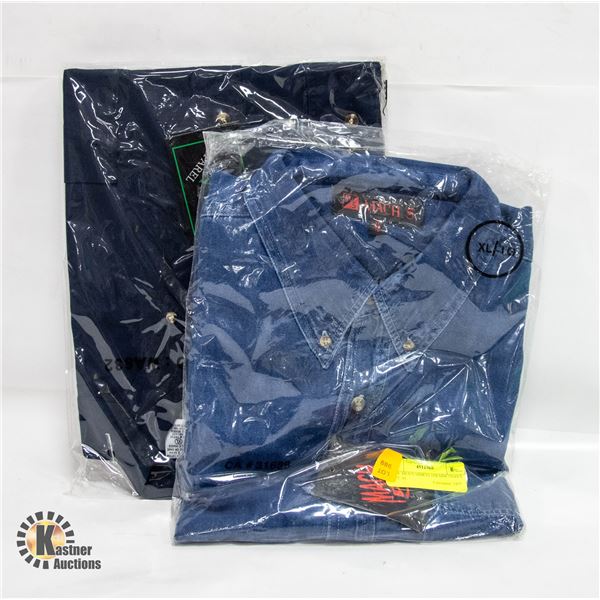NEW MEN'S SHIRTS 1DENIM 1NAVY SIZE XL