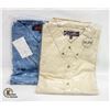 Image 1 : NEW MEN'S SHIRTS 1DENIM 1NATURAL SIZE 2XL