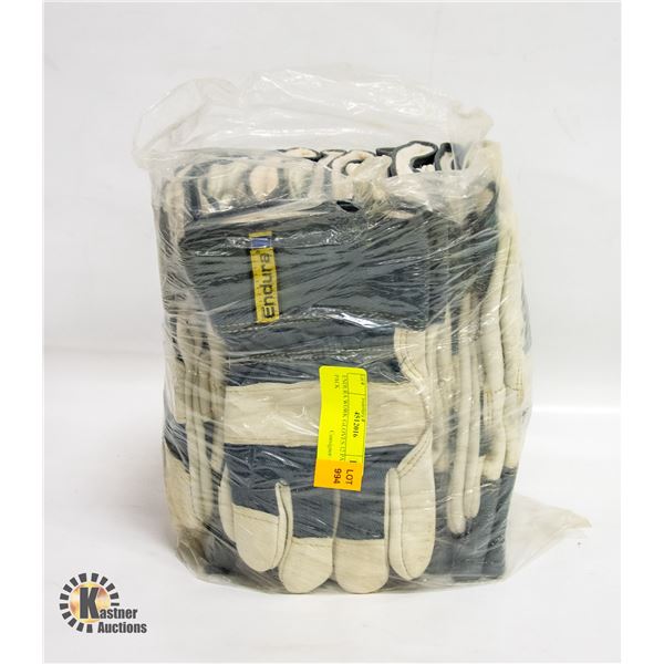 ENDURA WORK GLOVES 12 PAIRS IN PACK
