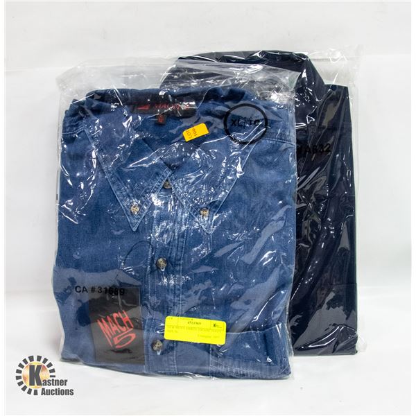 NEW MEN'S SHIRTS 1DENIM 1NAVY SIZE XL