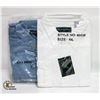 Image 1 : NEW MEN'S SHIRTS 1DENIM 1WHITE SIZE 2XL