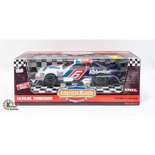 VALVOLINE THUNDERBIRD 1/18'' SCALE DIE CAST METAL