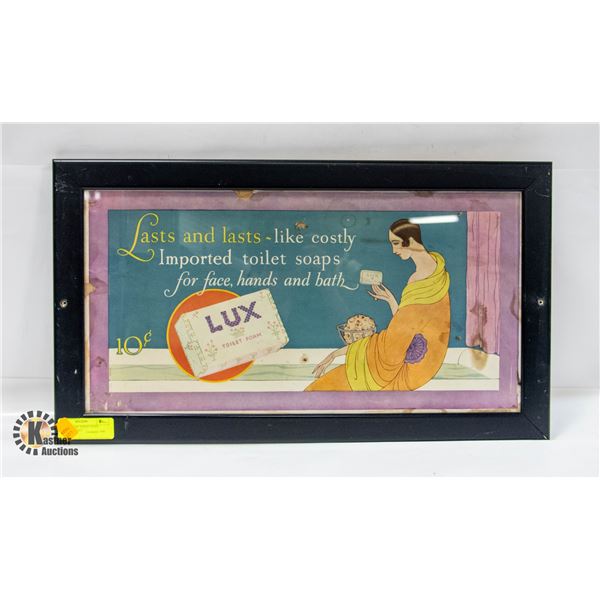VINTAGE LUXE TOILET SOAP ADVERTISEMENT