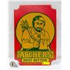 Image 1 : HANDPAINTED ARCHERS BEST BITTER ADVERTISEMENT