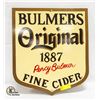 Image 1 : BULMERS ORIGINAL HANDPAINTED ADVERTISEMENT