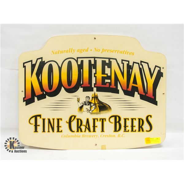 KOOTENAY FINE CRAFT BEERS ADVERTISEMENTS