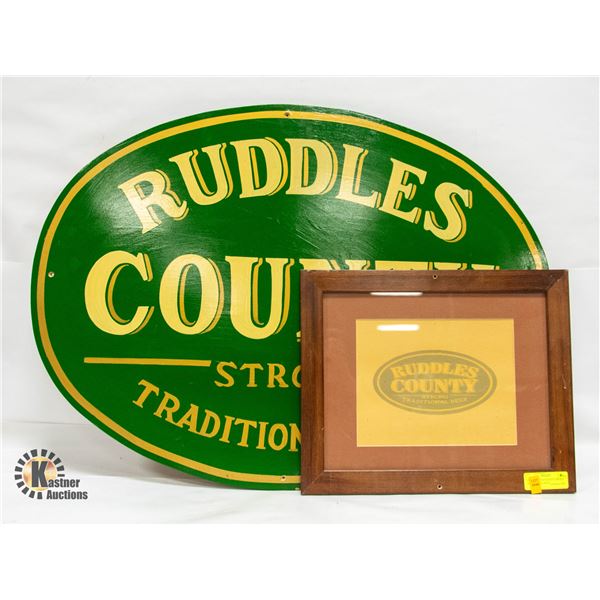 TWO RUDDLES COUNTY STRONG TRADITIONAL BEER