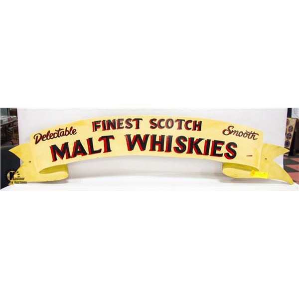 FINEST SCOTCH WHISKIES RIBBON STYLE ADVERTISEMENTS
