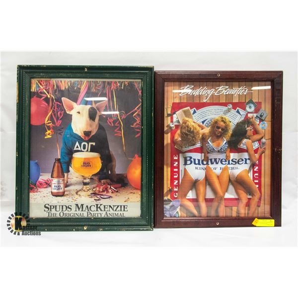 SPUDS MACKENZIE AND BUDDING BEAUTIES BUDWEISER