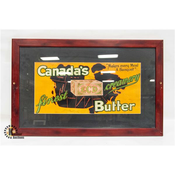 VINTAGE WRINGLEY'S GUM AND CANADA'S FINEST BUTTER