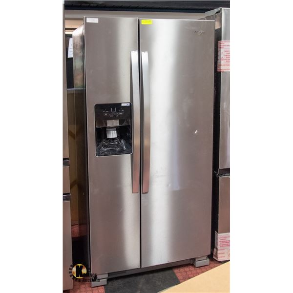 NEW S&D WHIRLPOOL FRENCH DOOR REFRIGERATOR