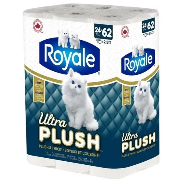 BRAND NEW ROYALE ULTRA PLUSH 24 PACK OF TOILET