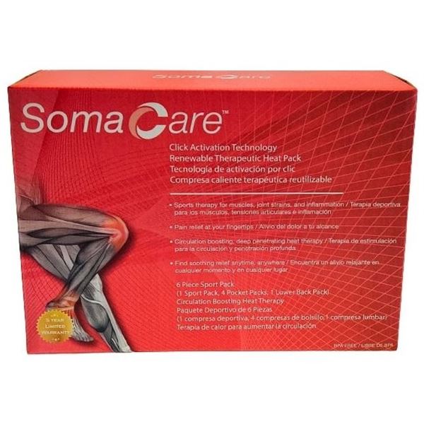 BRAND NEW SOMA CARE 6 PIECE SPORTS PACK OF